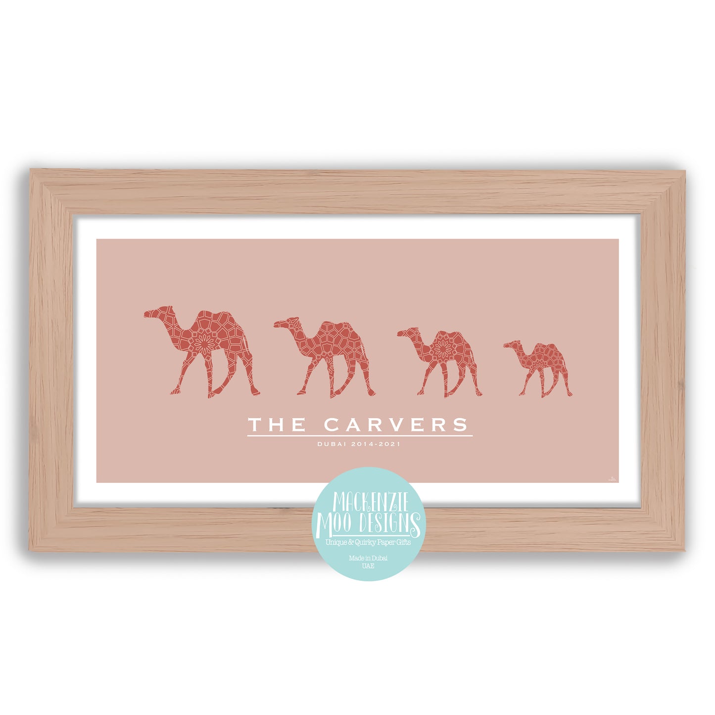 Roaming Camels Family Print