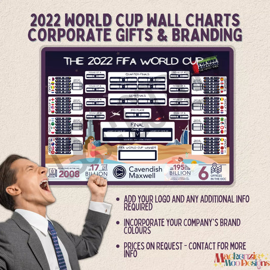 Corporate Branded FIFA World Cup Wall Charts