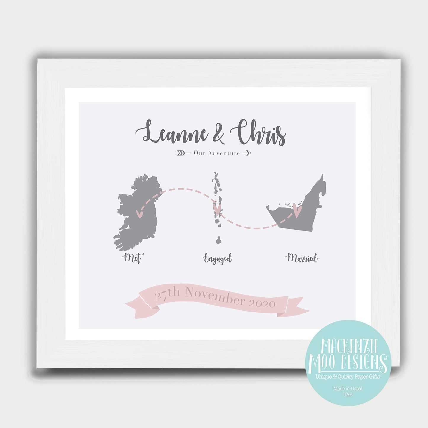 Our Love Locations Country Print